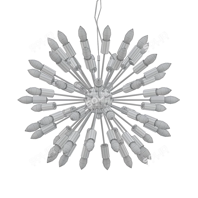 Sputnik Halo Pendant Light 3D model image 2