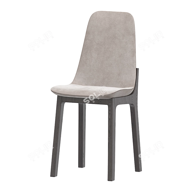 Modern Minimalist Ventura Chair 3D model image 1