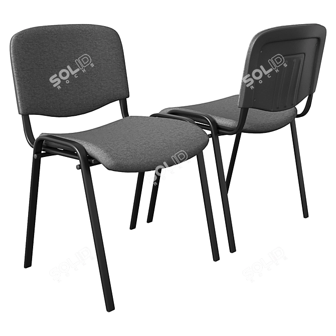 5-in-1 Office Chair Set ISO 3D model image 2