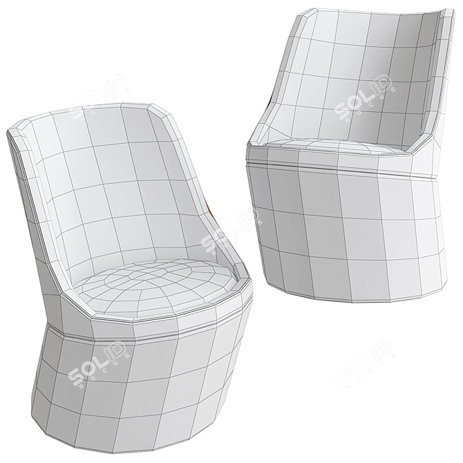 Sleek and Stylish DIDI Chair 3D model image 2