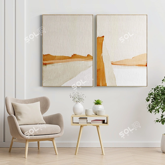 Elegant Frames Collection 3D model image 2