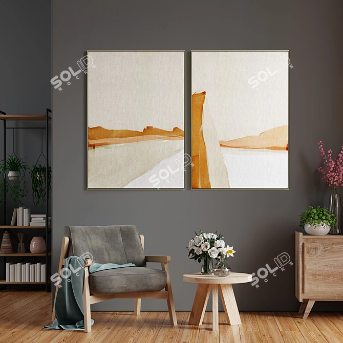 Elegant Frames Collection 3D model image 4