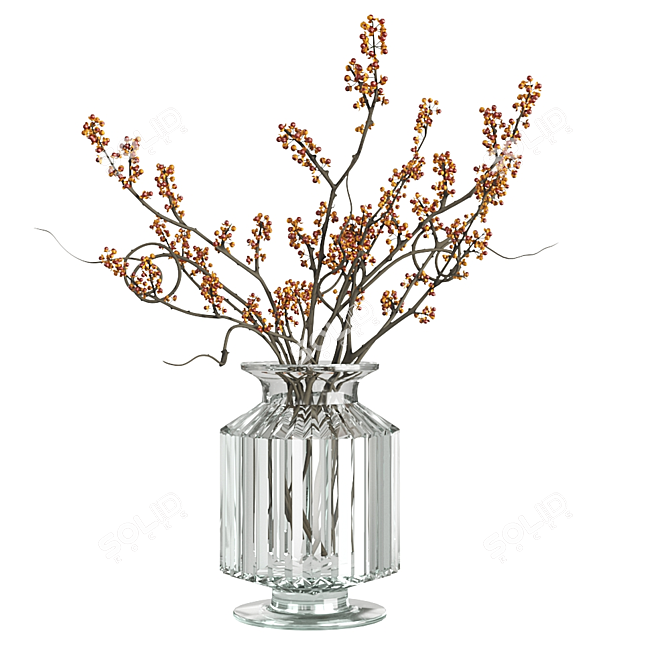 Rustic Elegance in a Vase 3D model image 4