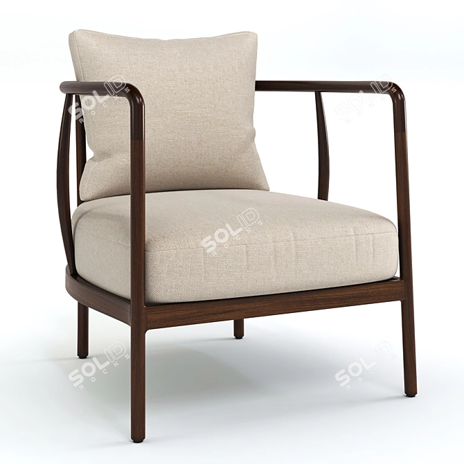 Griggs Chair: Modern Comfort in Sleek Design 3D model image 1