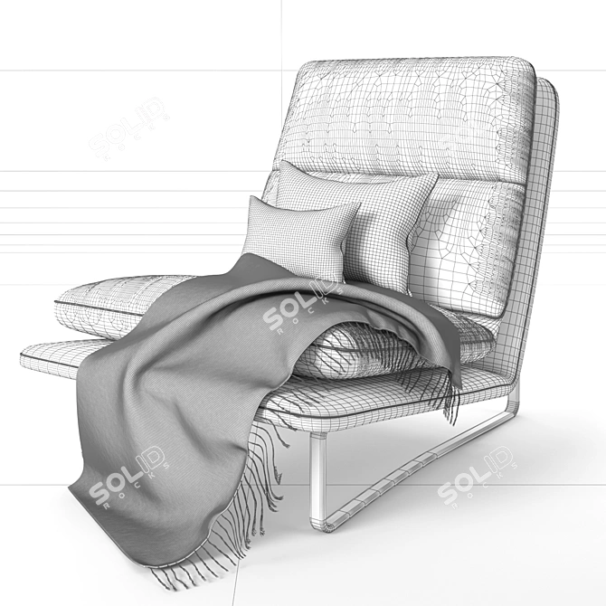 B&B Italia Luxury Sofa 3D model image 5