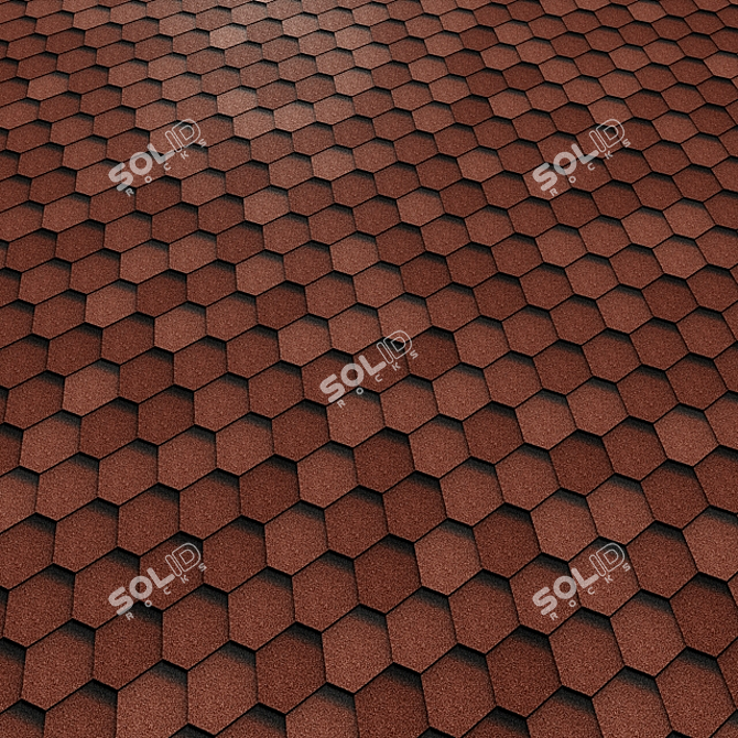 Flexible Roof Tiles: SHINGLAS Sonata 3D model image 5