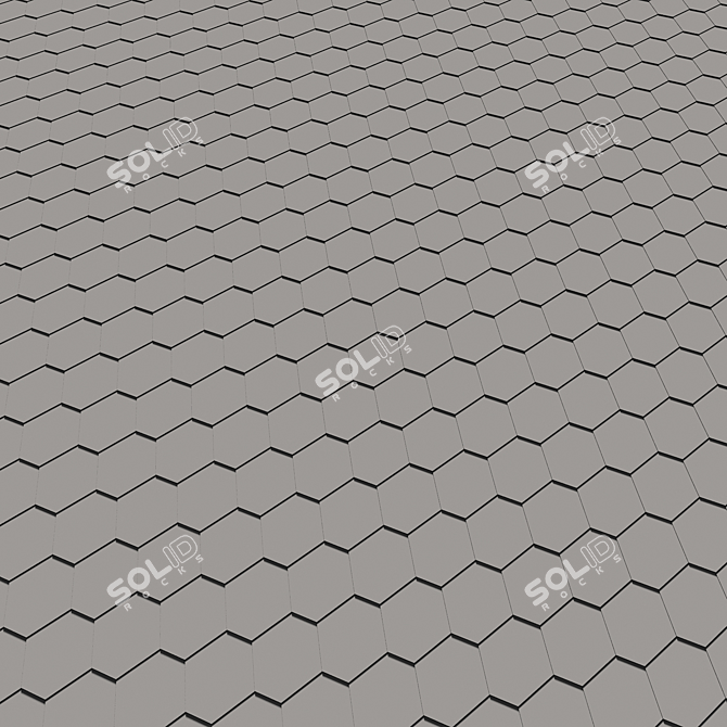 Flexible Roof Tiles: SHINGLAS Sonata 3D model image 6