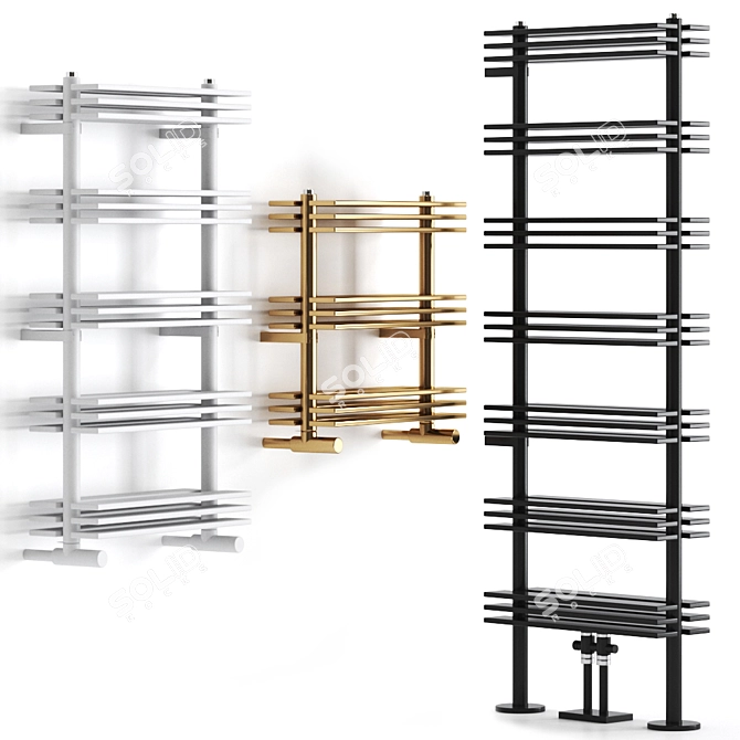 Sleek Radiator Shelf: Caleido 70 3D model image 1