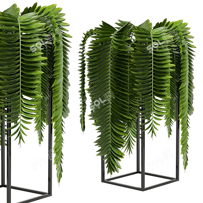  Greenery in Ferm Living Bau Pot 3D model image 5