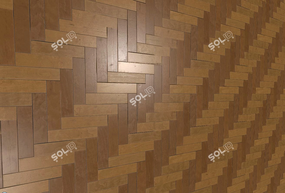 Luxury Parquet Flooring 3D model image 2
