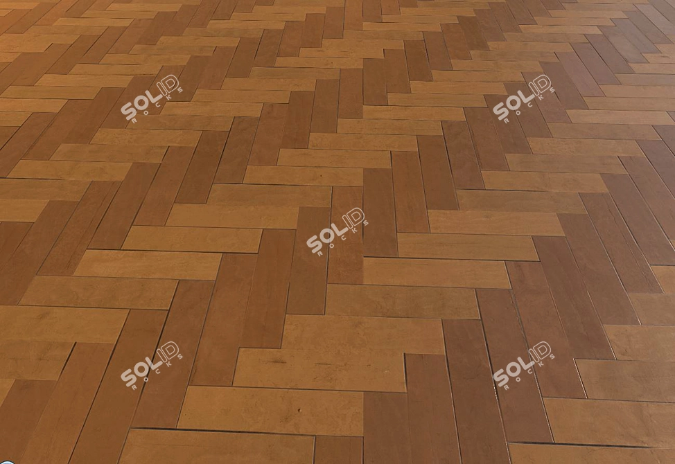 Luxury Parquet Flooring 3D model image 3