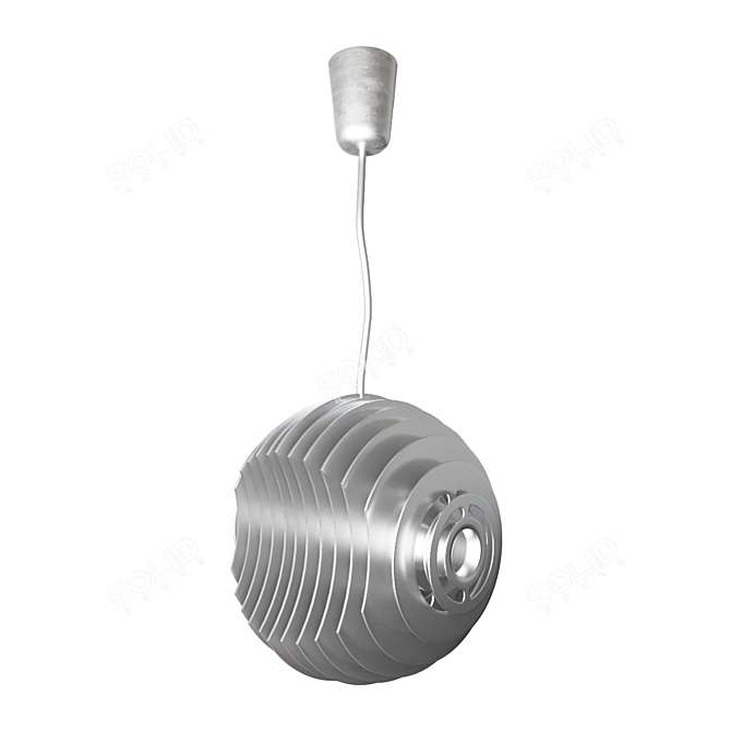 Modern Sphere Ceiling Lamp 3D model image 1