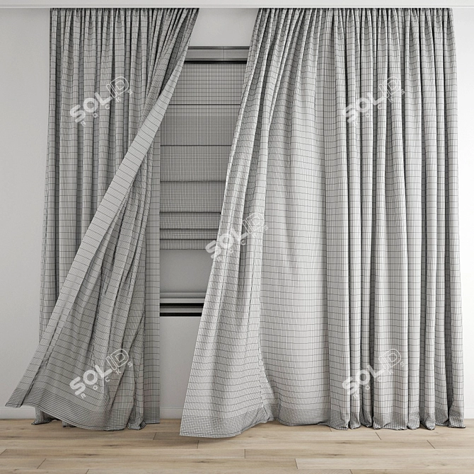 3D Wind Curtain Model 3D model image 6