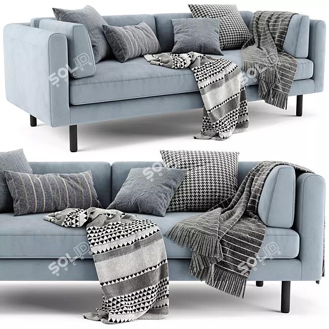 Lappi Sofa: Modern Comfort for Your Home 3D model image 1