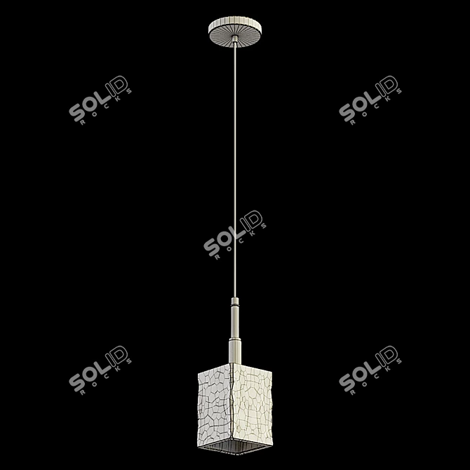 Elegant Valdis Pendant Lamp 3D model image 3