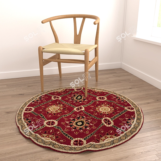 Versatile Rug Set: 8 Options 3D model image 2