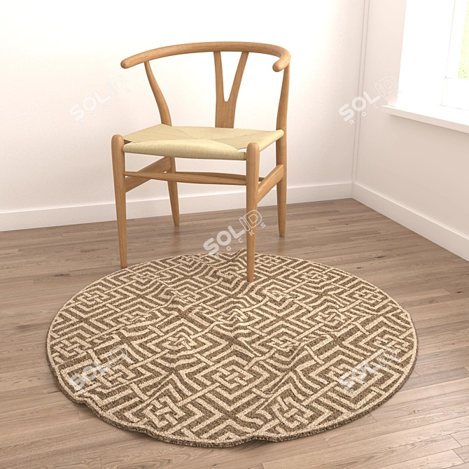 Versatile Set of 8 Rugs: No 350 3D model image 2