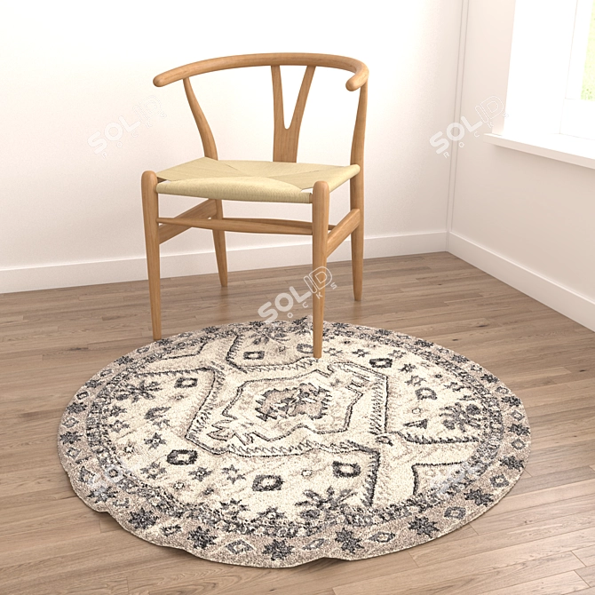 Versatile Rug Set: 8 Variations 3D model image 3