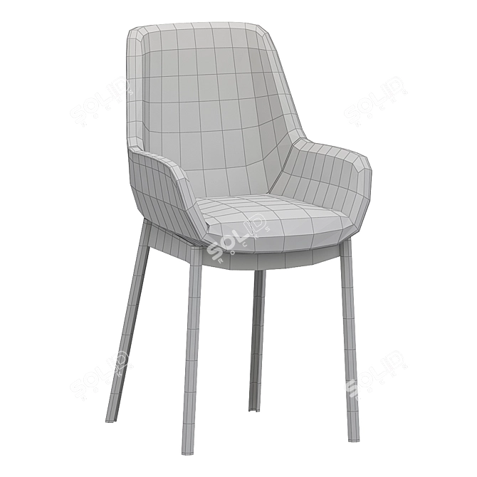 Comfortable Clap Armchair for Stylish Relaxation 3D model image 2