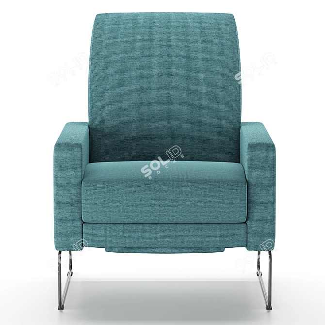 Modern Flight Recliner: Ultimate Comfort & Style 3D model image 1