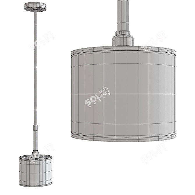 Lacey Mini Pendant: Elegant Lighting for Modern Interiors 3D model image 2