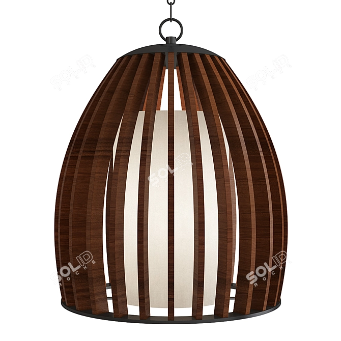 Carling Pendant Light: Stylish Illumination for Modern Spaces 3D model image 1