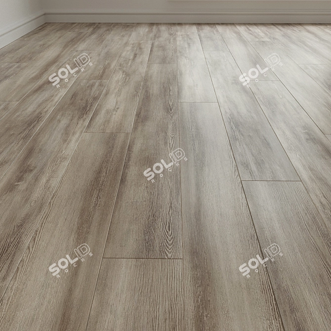 Premium Pine Argos Laminate - 3D Flooring 3D model image 1