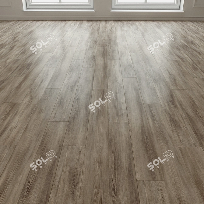 Premium Pine Argos Laminate - 3D Flooring 3D model image 3