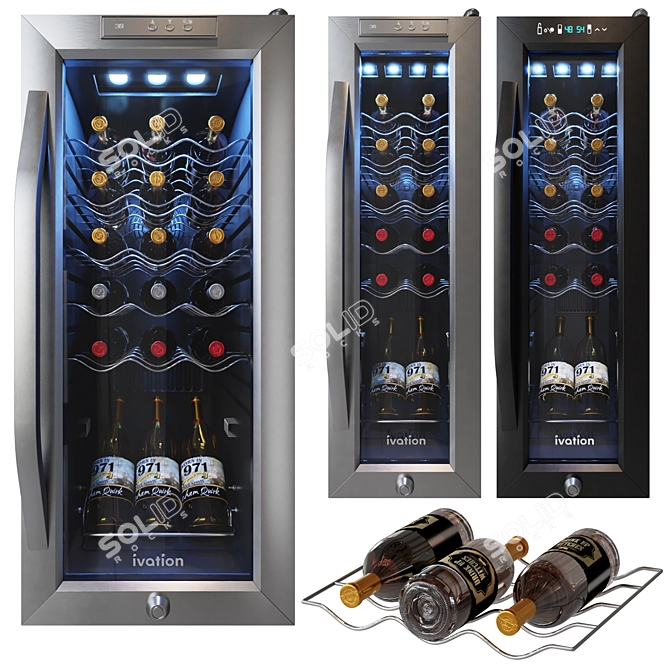 Ivation Wine Coolers - Stylish & Functional 3D model image 4
