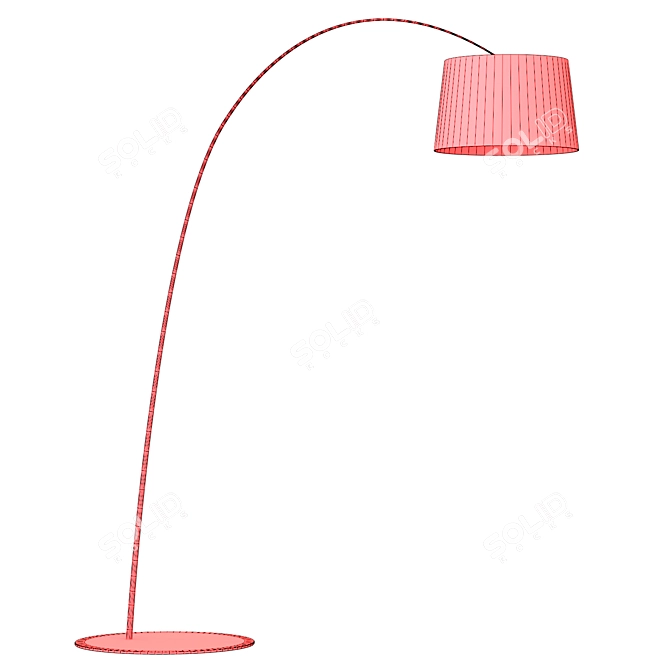 Sleek Twiggy Floor Lamp 3D model image 2