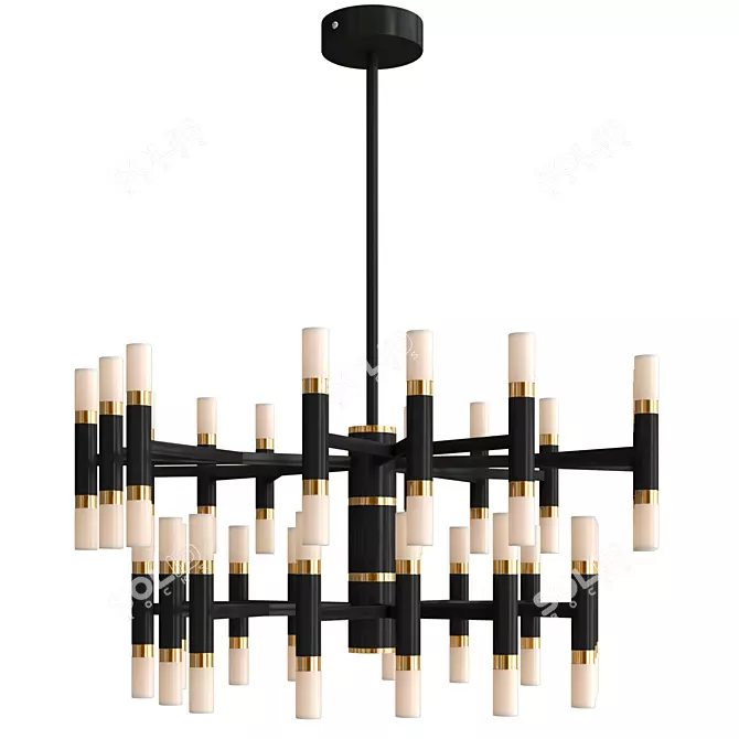 Elegant Draven Chandeliers Collection 3D model image 1