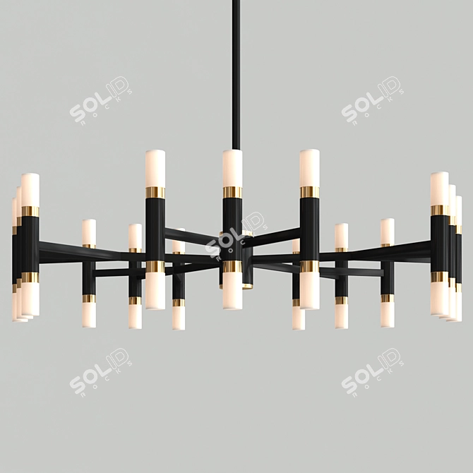 Elegant Draven Chandeliers Collection 3D model image 3