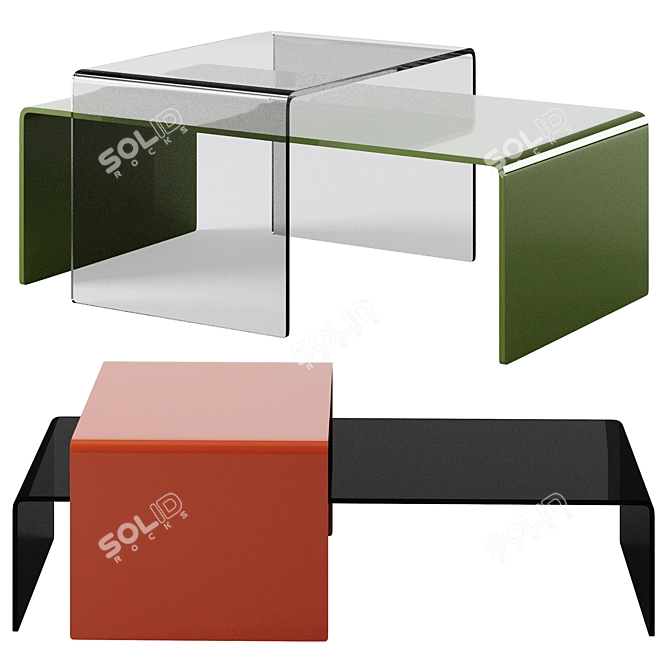 Sovet Bridge Coffee Table 3D model image 1