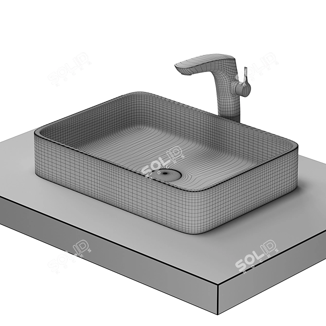MARIE By Cosentino: Sleek and stylish sink solution. 3D model image 2