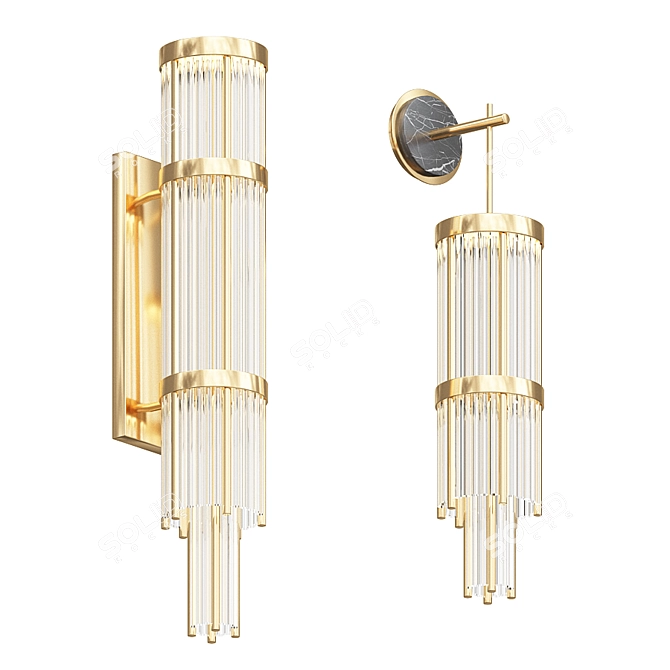 Pharo Illuminating Wall Lamps 3D model image 1