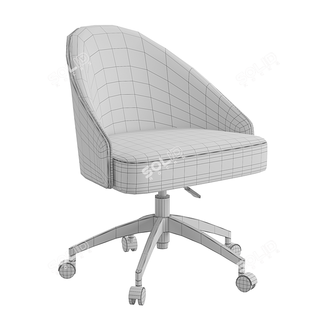 Modern Fernanda Office Chair 3D model image 5