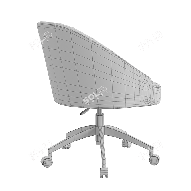 Modern Fernanda Office Chair 3D model image 7