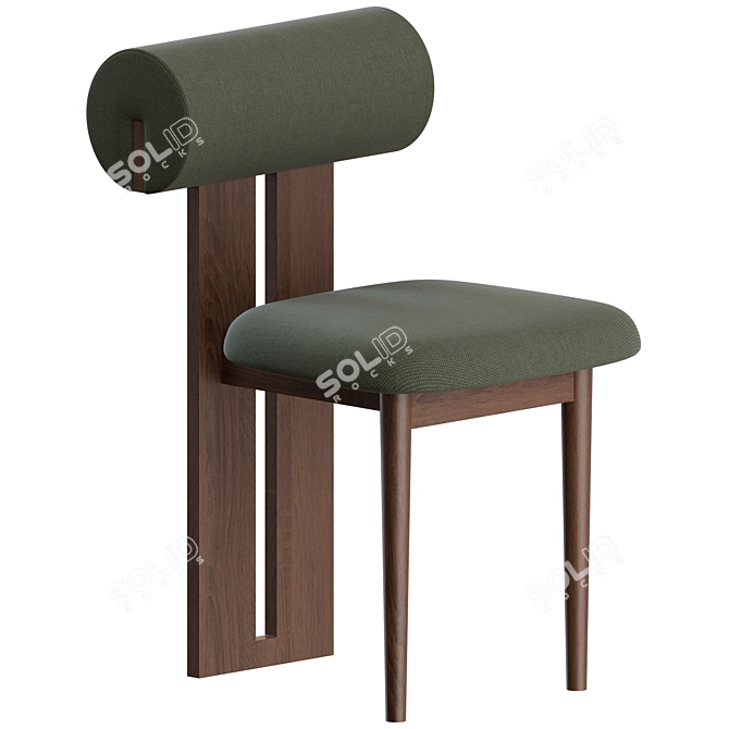 Modern Norr11 Hippo Chair: Stylish & Comfortable 3D model image 1