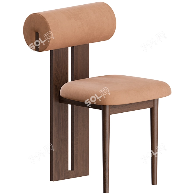 Modern Norr11 Hippo Chair: Stylish & Comfortable 3D model image 3