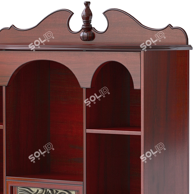 Elegant Sarantino Wall Cabinet 3D model image 4