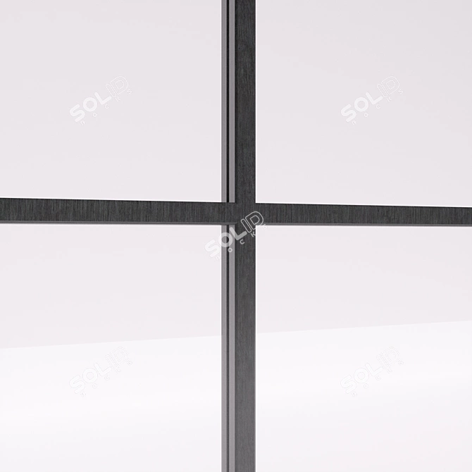 Modern Loft Doors - 875mm x 2700mm x 40mm 3D model image 3