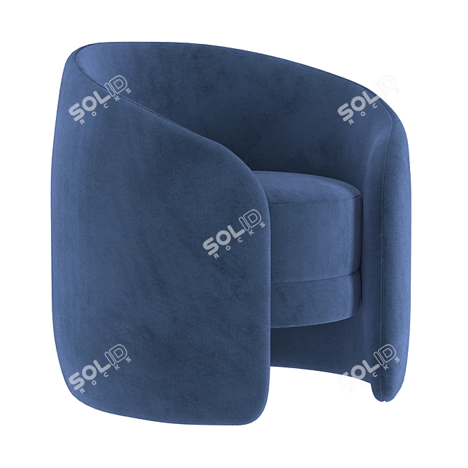 Modern Calder Chair: Stylish & Comfortable 3D model image 1