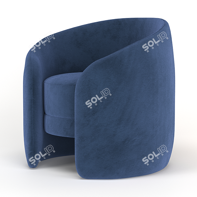 Modern Calder Chair: Stylish & Comfortable 3D model image 2