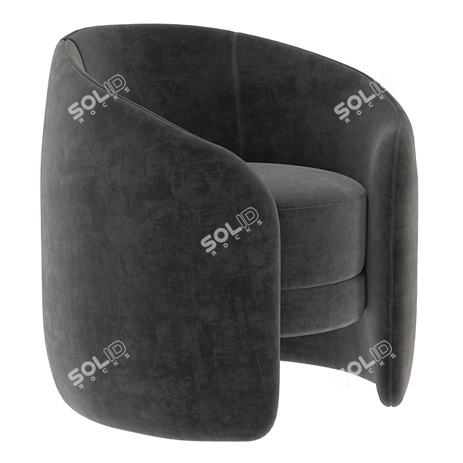 Modern Calder Chair: Stylish & Comfortable 3D model image 4