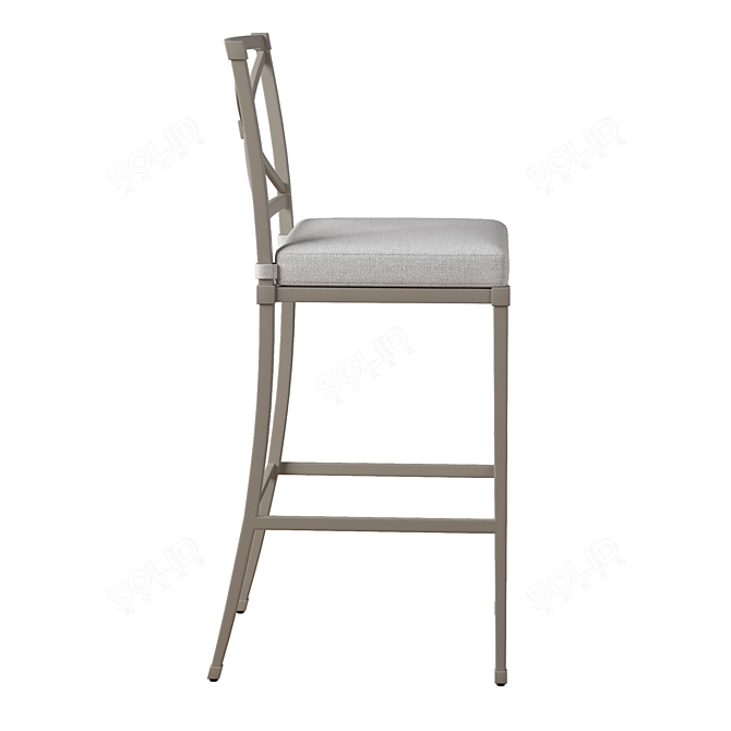 TROUSDALE Alu Barstool 3D model image 4