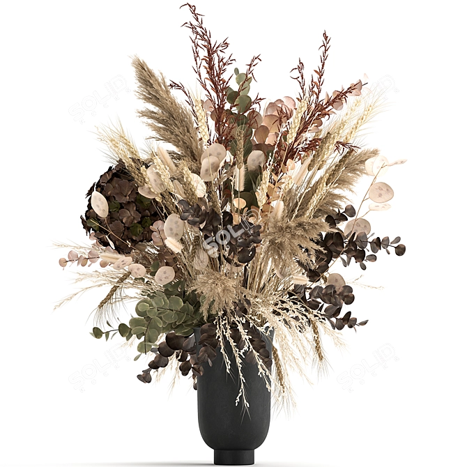 Ethereal Autumn Bouquet 3D model image 6