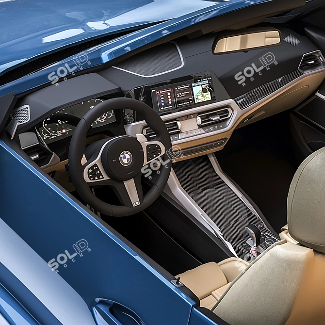 BMW 4 Series Convertible: Effortless Elegance 3D model image 2