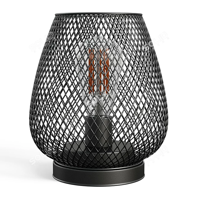 Portable Wireless Table Lamp 3D model image 2