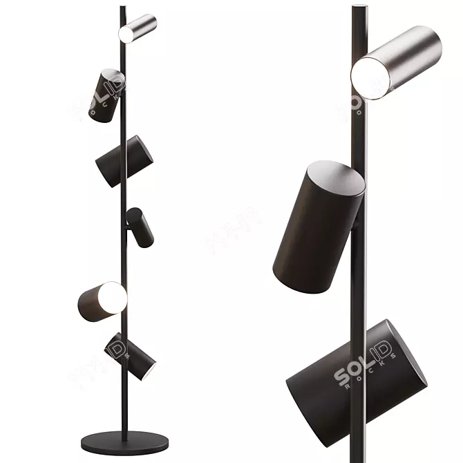 CAN CAN Floor Lamp - GHIDINI1961 3D model image 1