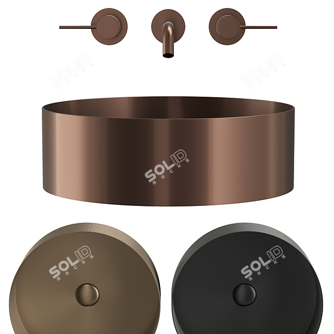 Gessi 316 Circle Sink 3D model image 3